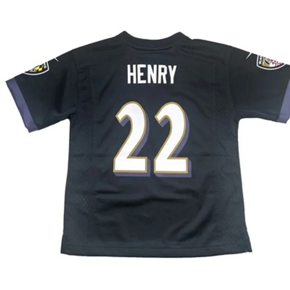 Nike NFL Baltimore Ravens Youth Jersey M 5/6 Derrick Henry #22  Black NEW